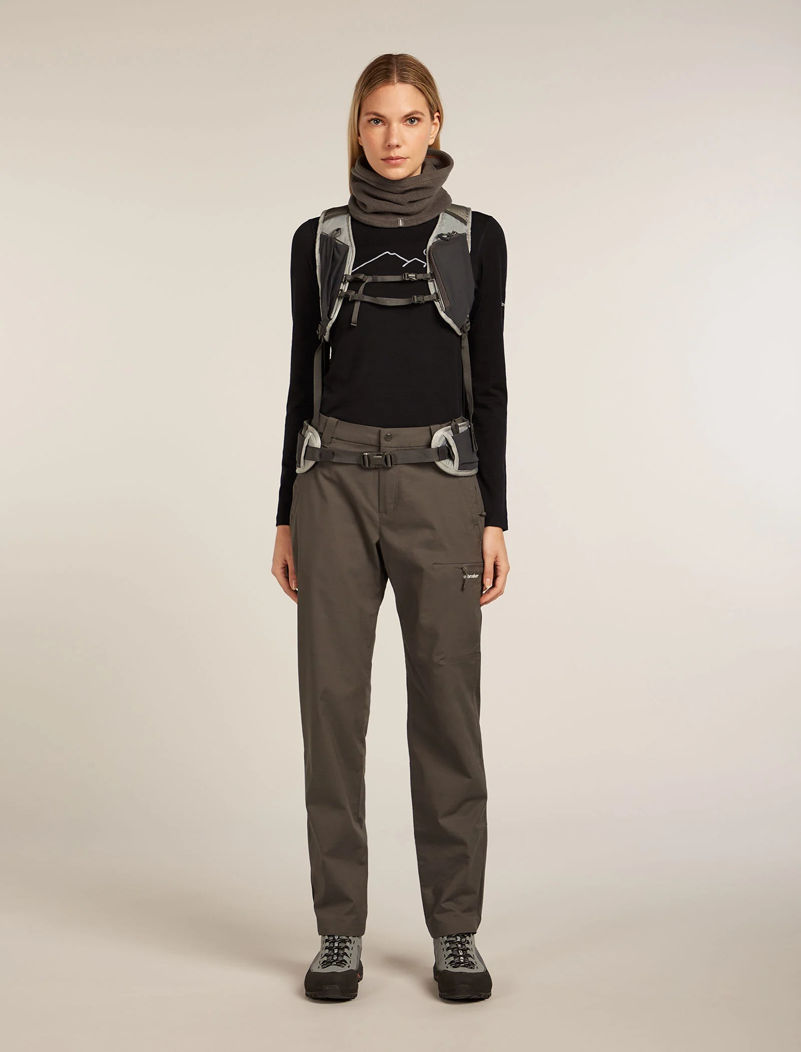 Top térmico de manga larga Crewe Oasis Merino 200 para mujer Rainer Ridge
