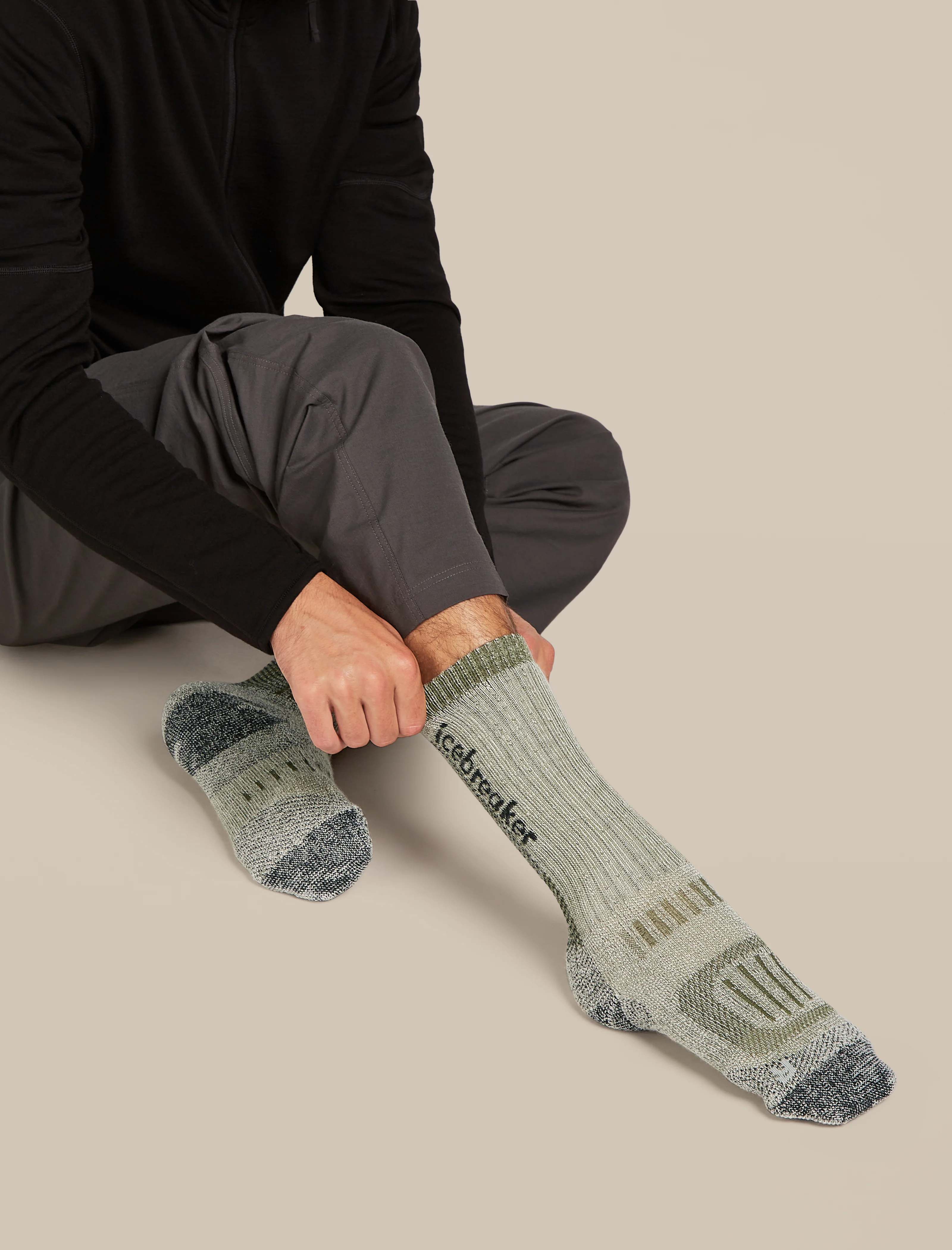 Calcetines para Hombre Merino Hike+ Mountaineer de Media Pierna