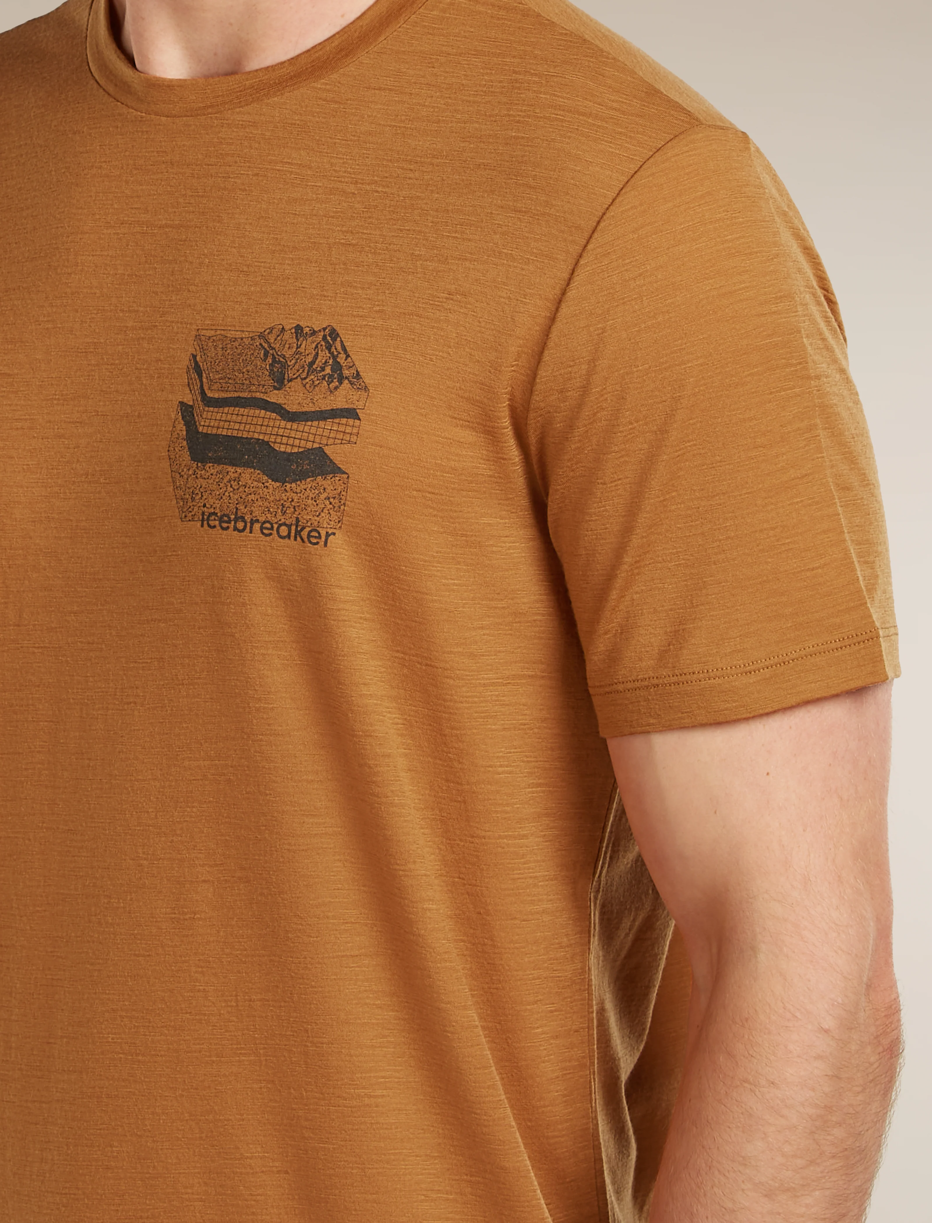 Camiseta de manga corta técnica Merino 150 Tech Lite para hombre, capas evolutivas