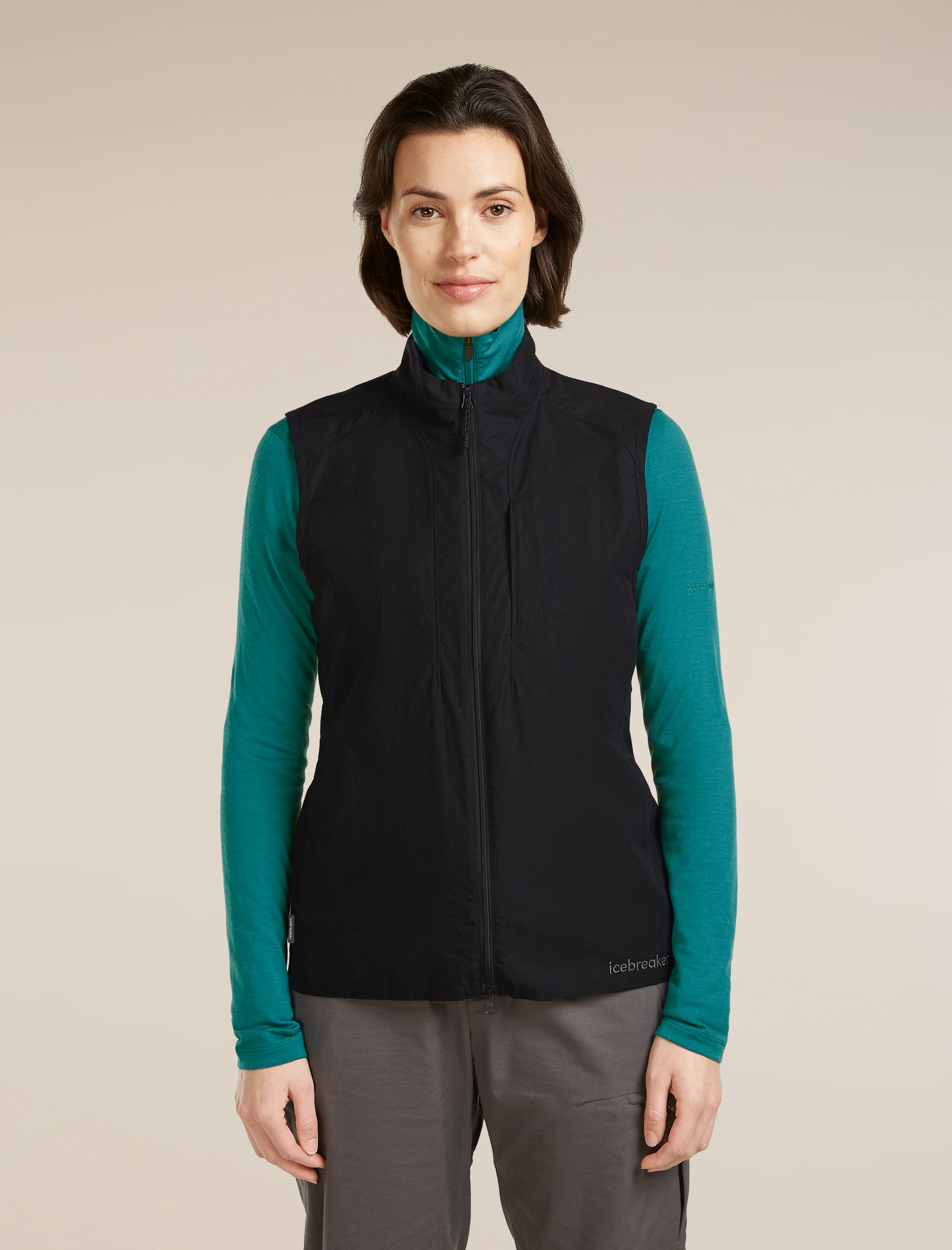 Chaleco Cortavientos Elevation de Algodón Shell+™ para Mujer