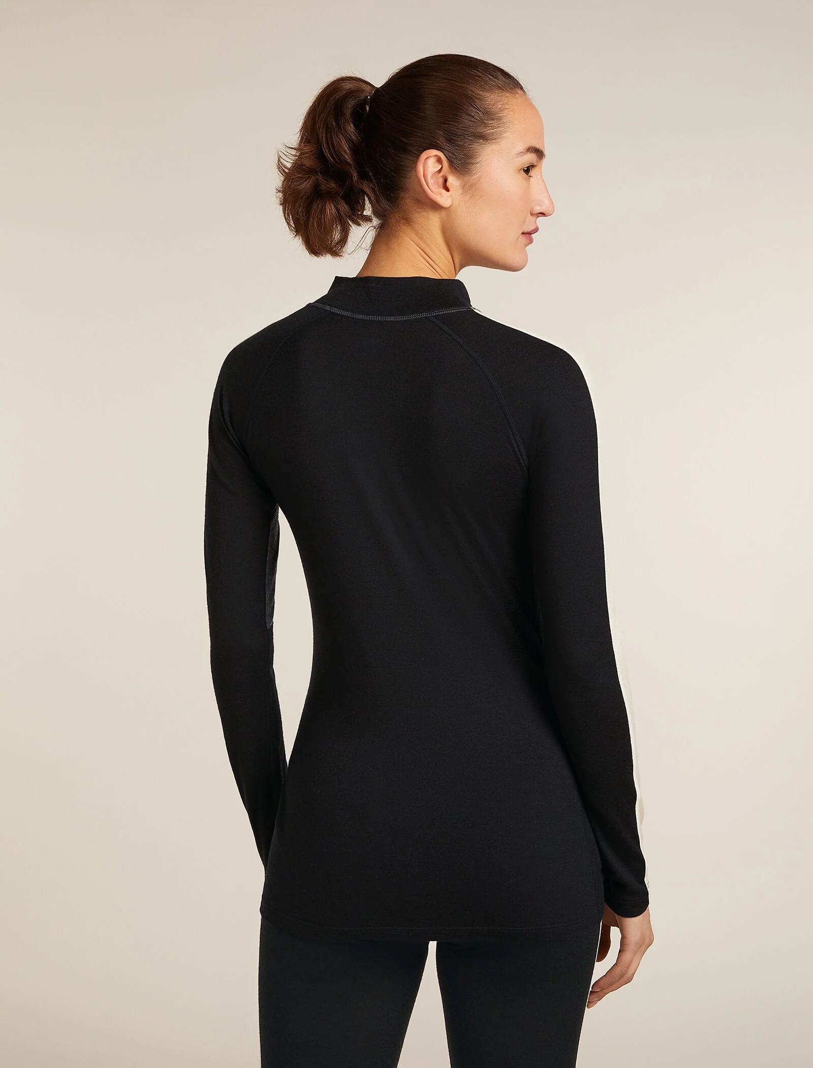 Camiseta térmica de manga larga con cuello alto Merino 200 Oasis+ para mujer