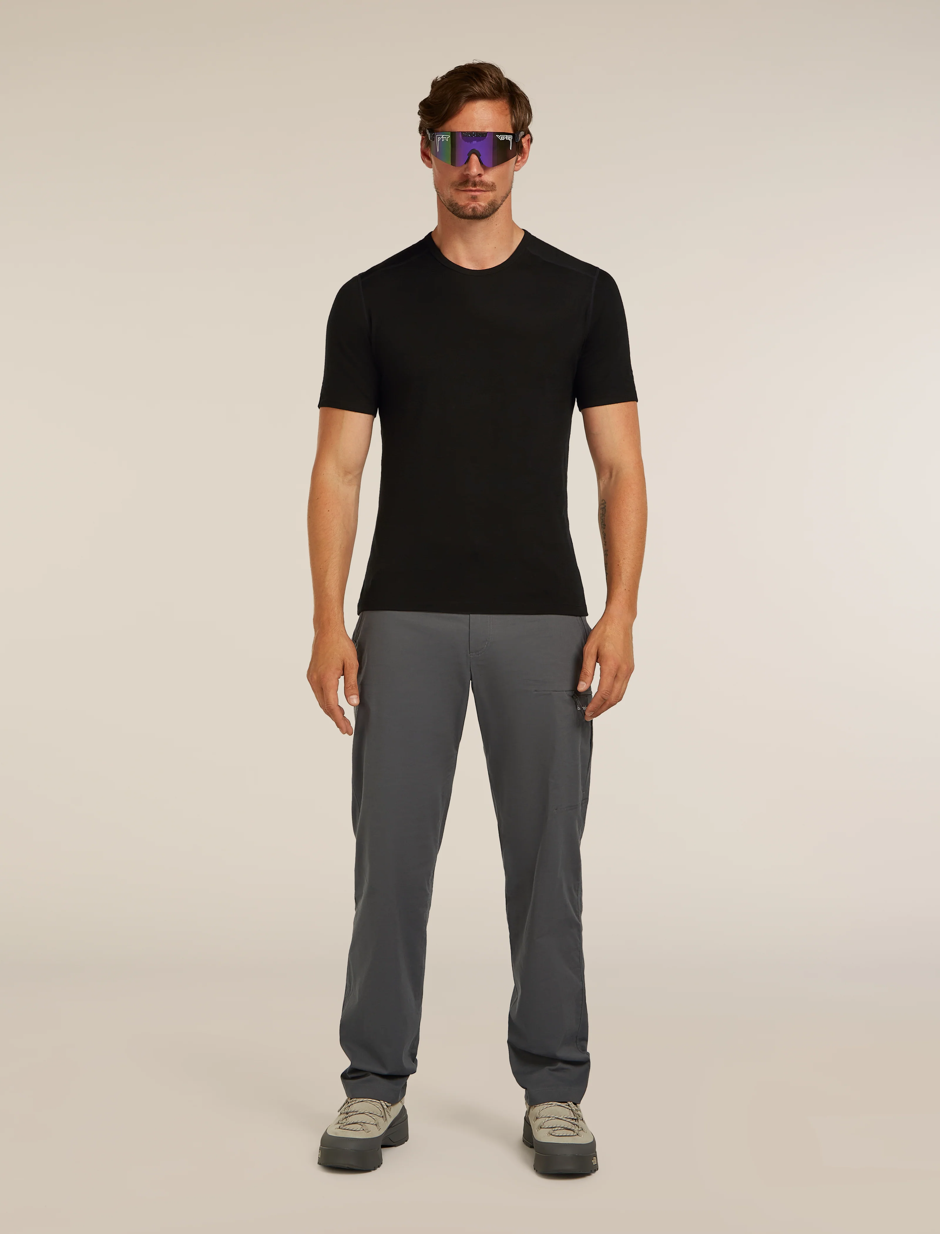 Camiseta térmica de manga corta Crewe para hombre Merino 200 Oasis