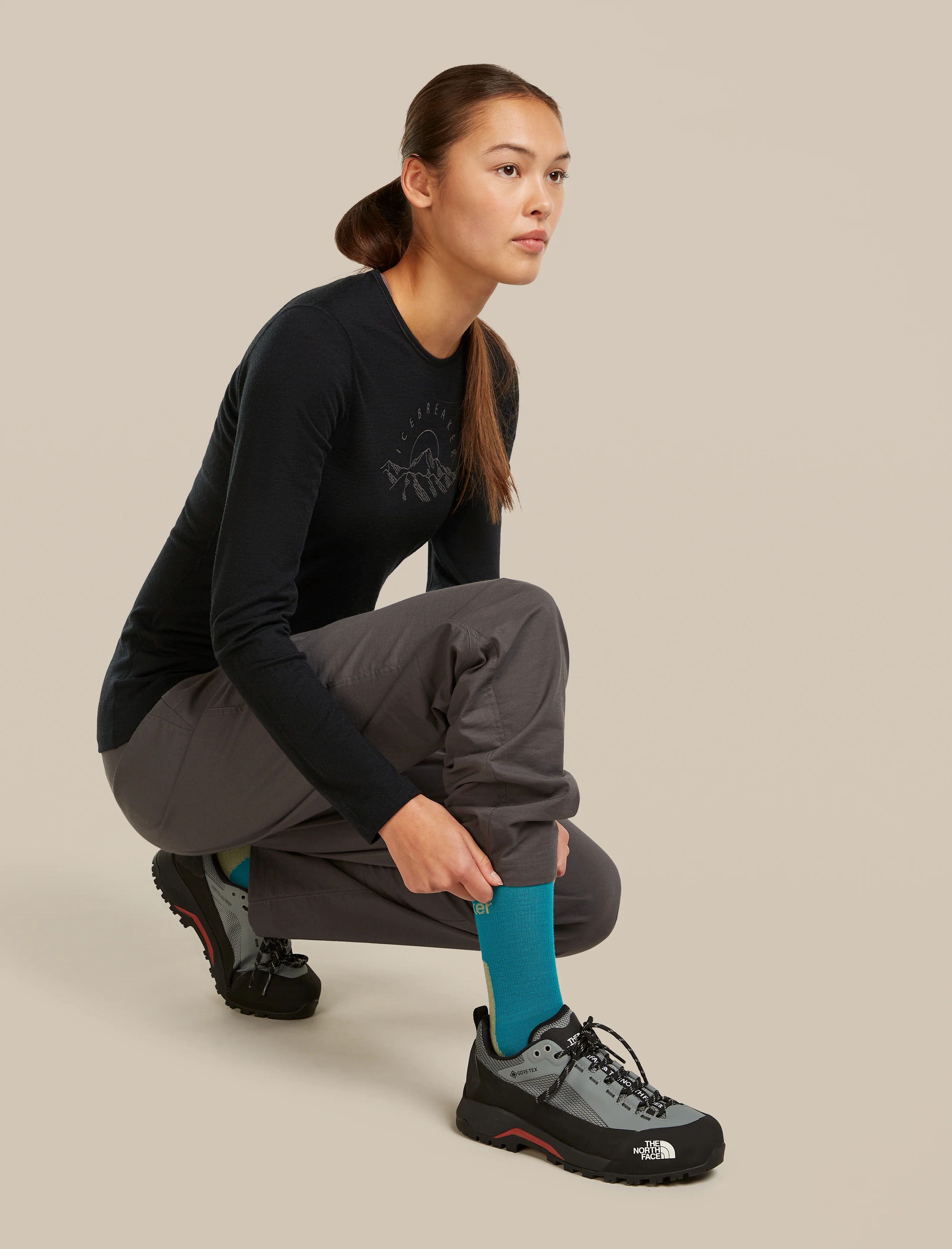 Calcetines para Mujer Merino Hike+ Light Crew