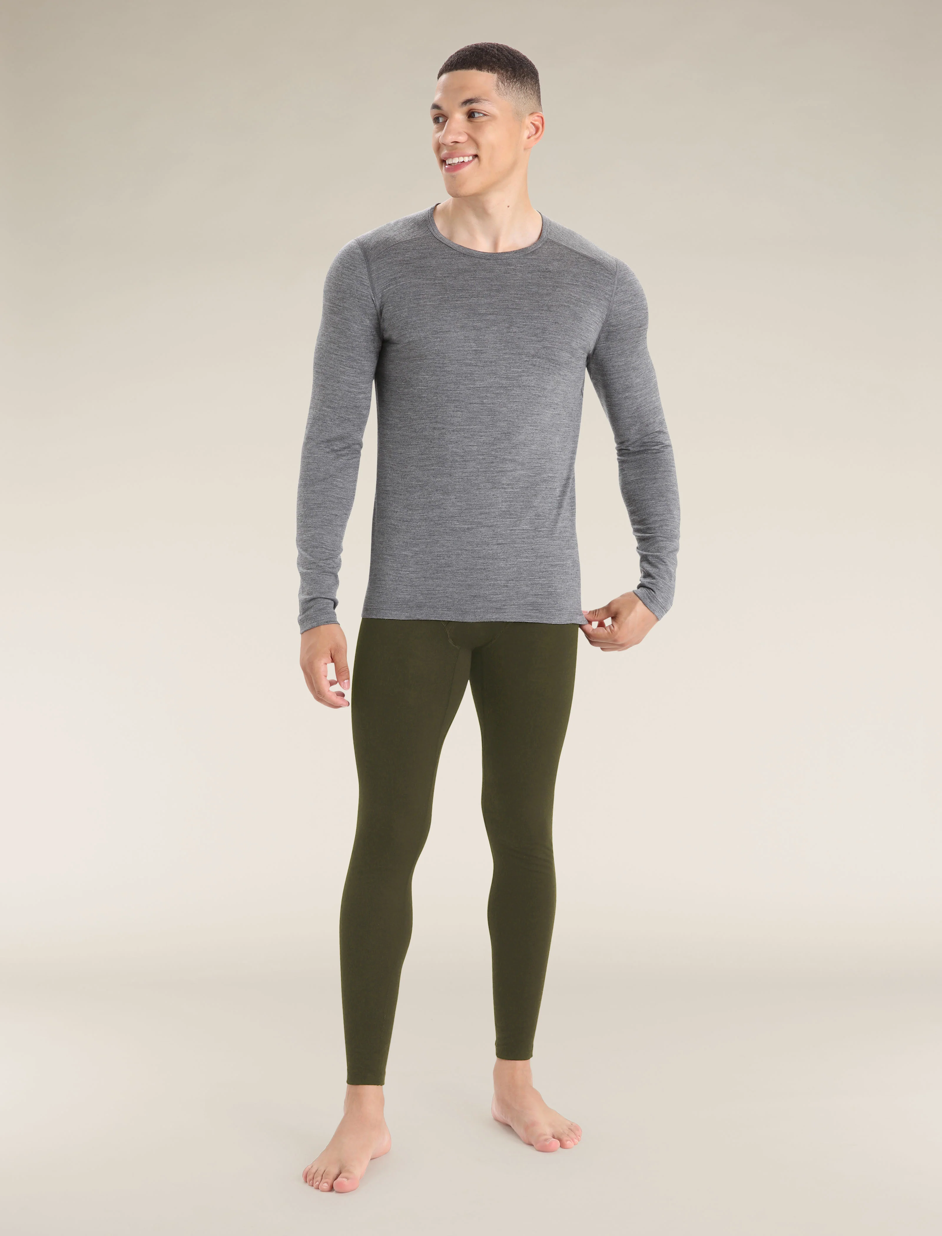 Pantalones térmicos para hombre Merino 200 Oasis con Fly