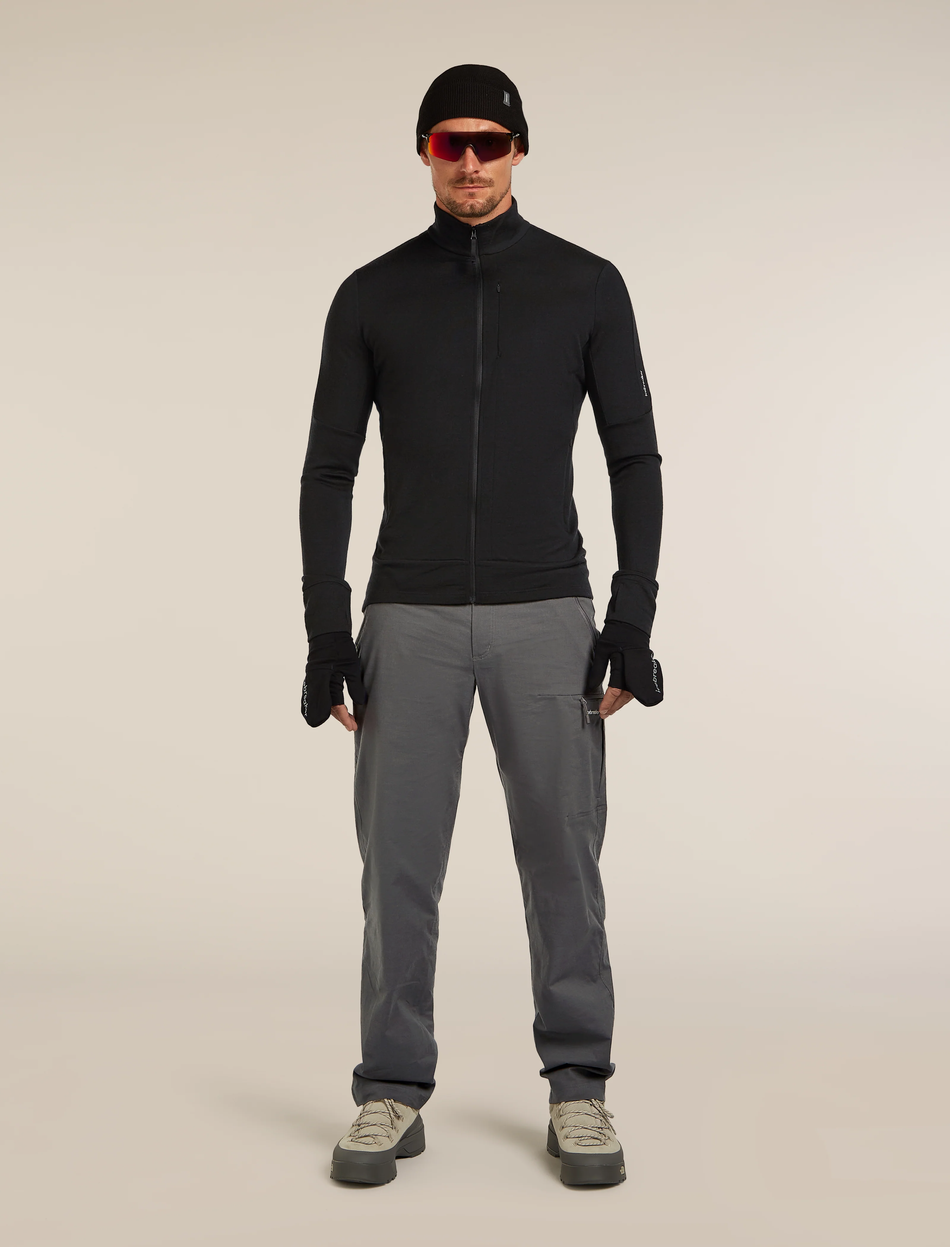 Chaqueta de manga larga con cremallera Merino 260 Quantum para hombre