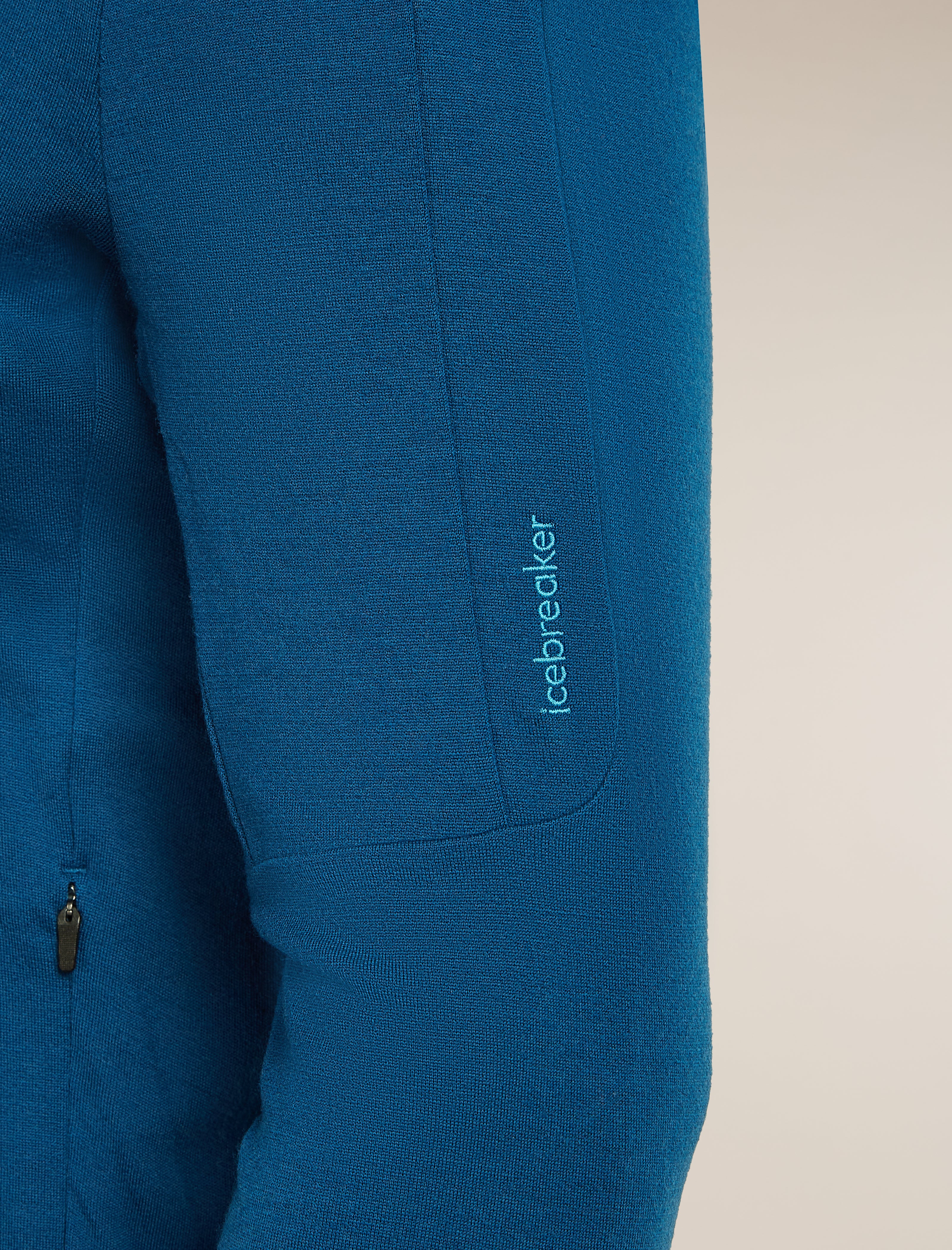 Hoodie de manga larga con cremallera Merino 260 Quantum para hombre