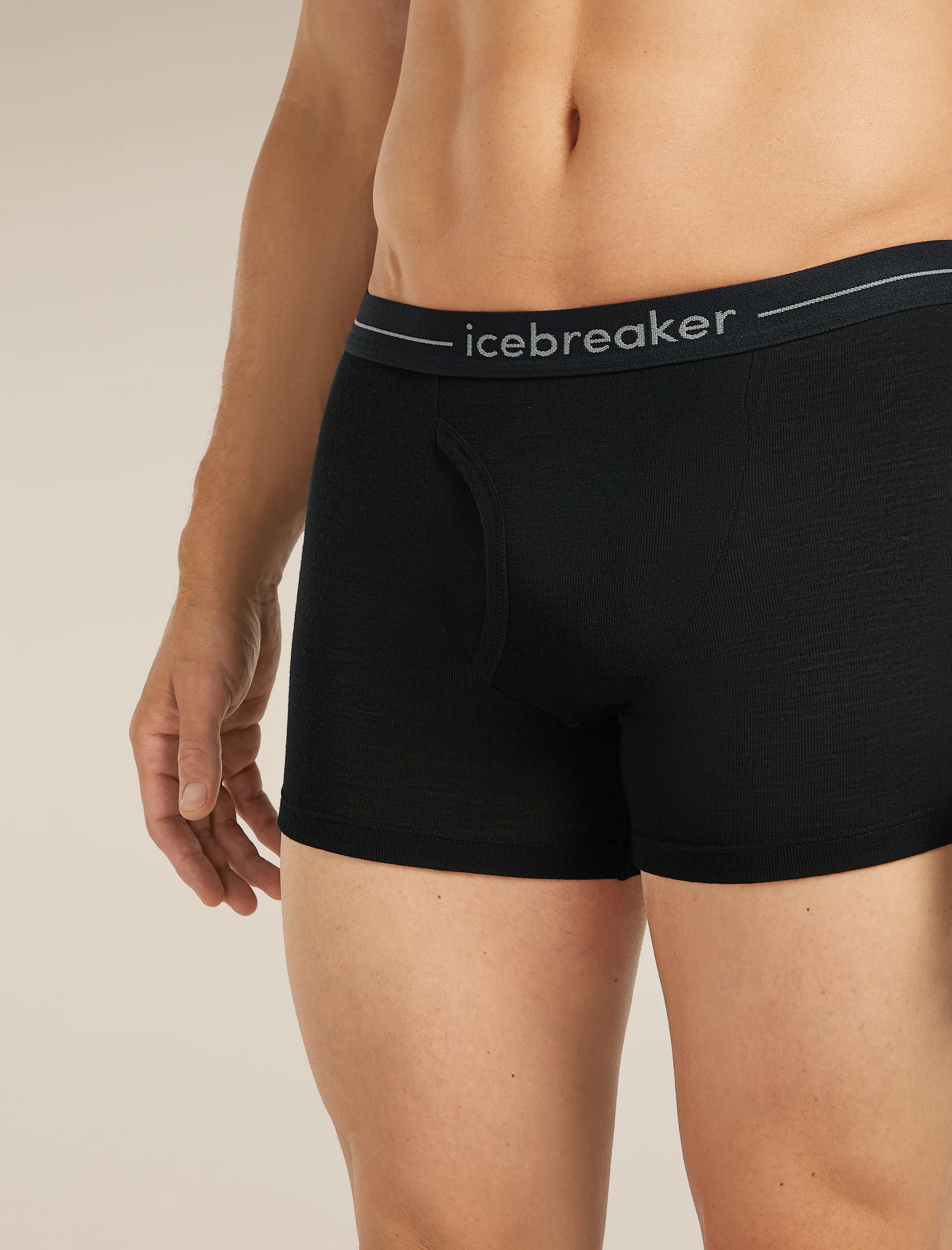 Boxers térmicos diarios con fly para hombre de lana merina 175