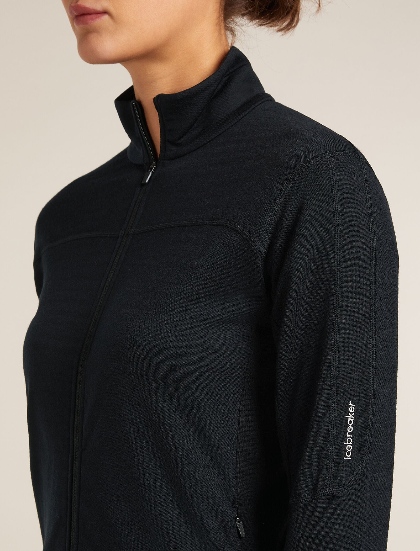 Chaqueta de manga larga con cremallera para mujer Merino Blend 300 RealFleece™ Descender