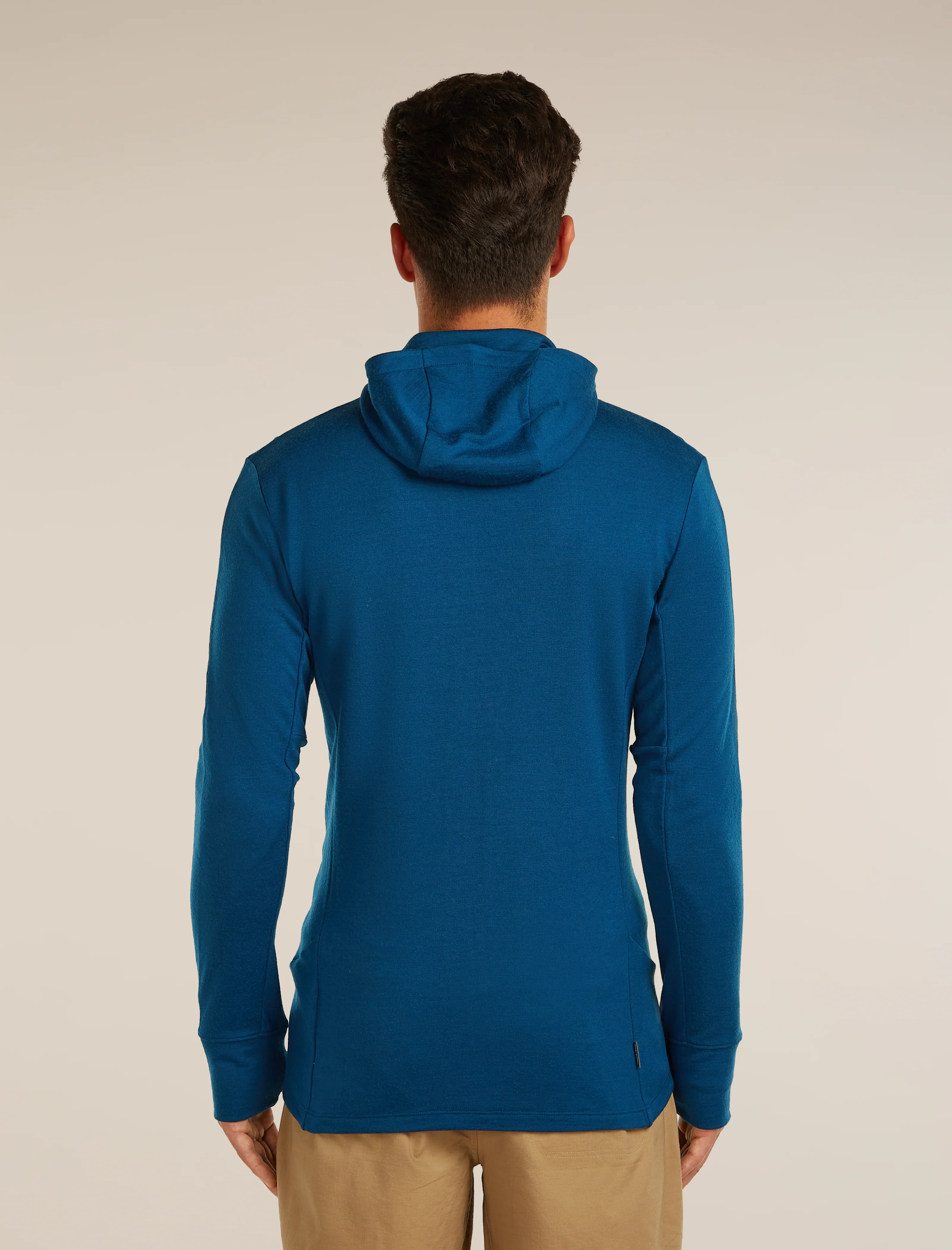 Hoodie de manga larga con cremallera Merino 260 Quantum para hombre