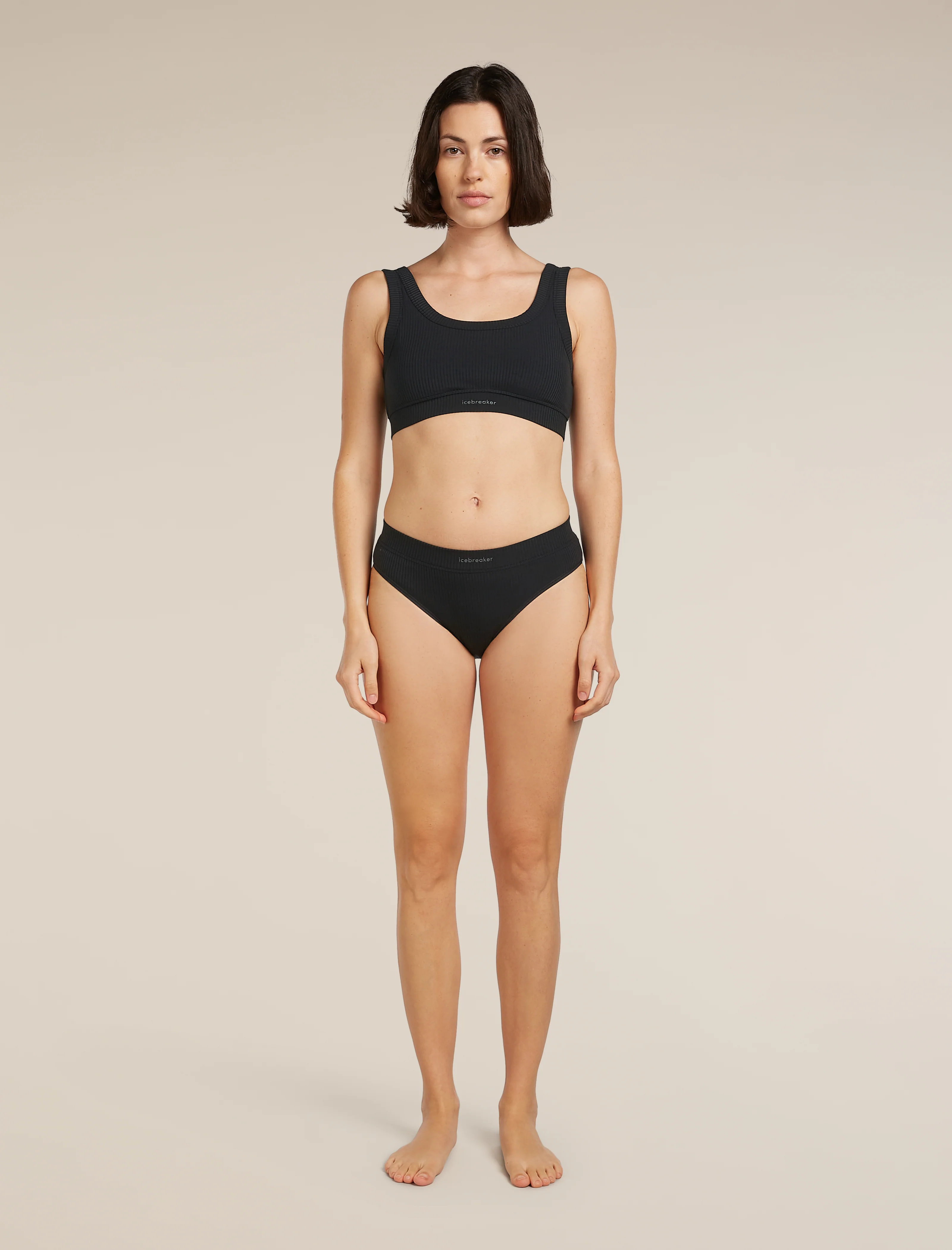 Slip de mujer Merino Blend Rib Lotus Hipster