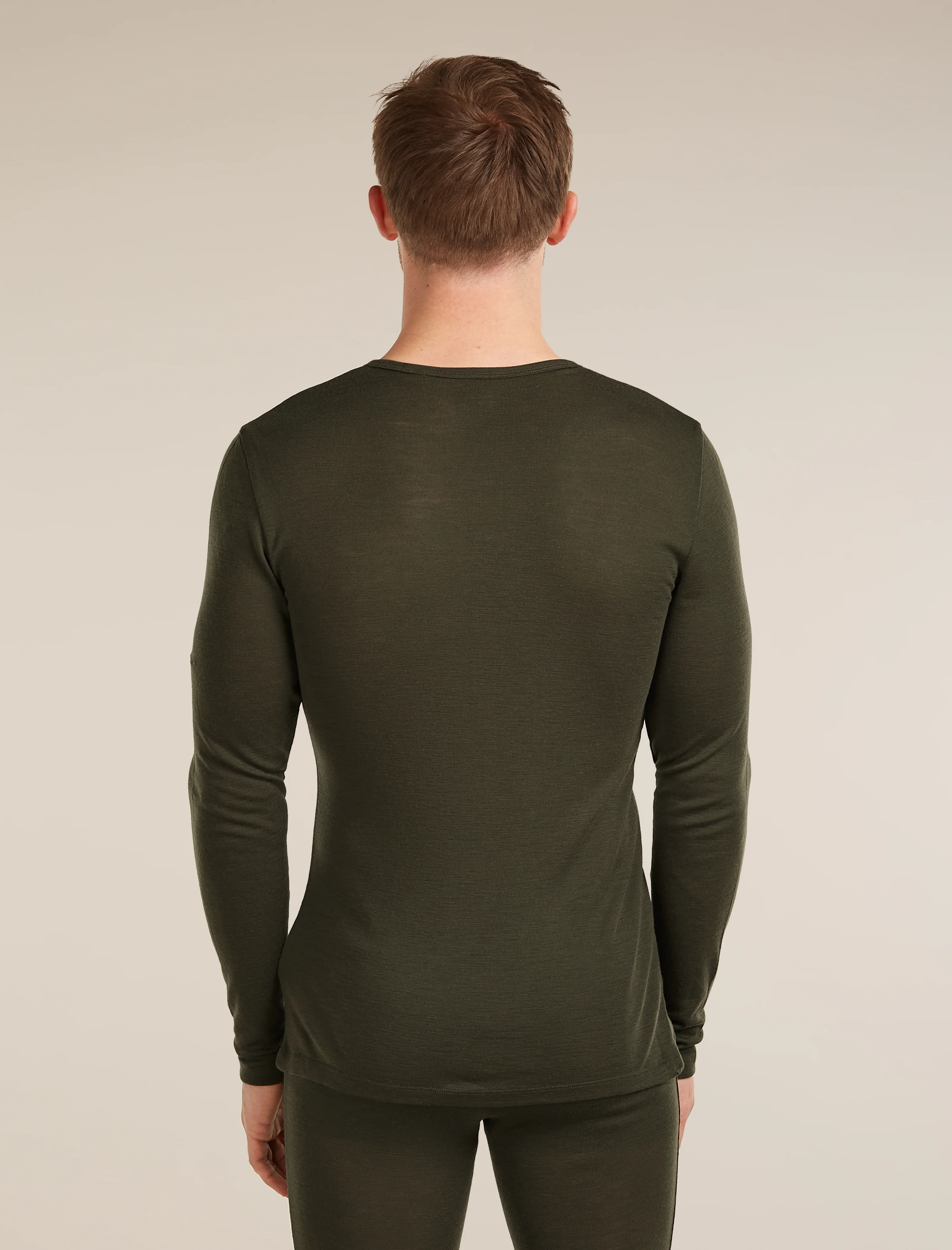 Camiseta de manga larga de cuello redondo para hombre Merino 175 Everyday