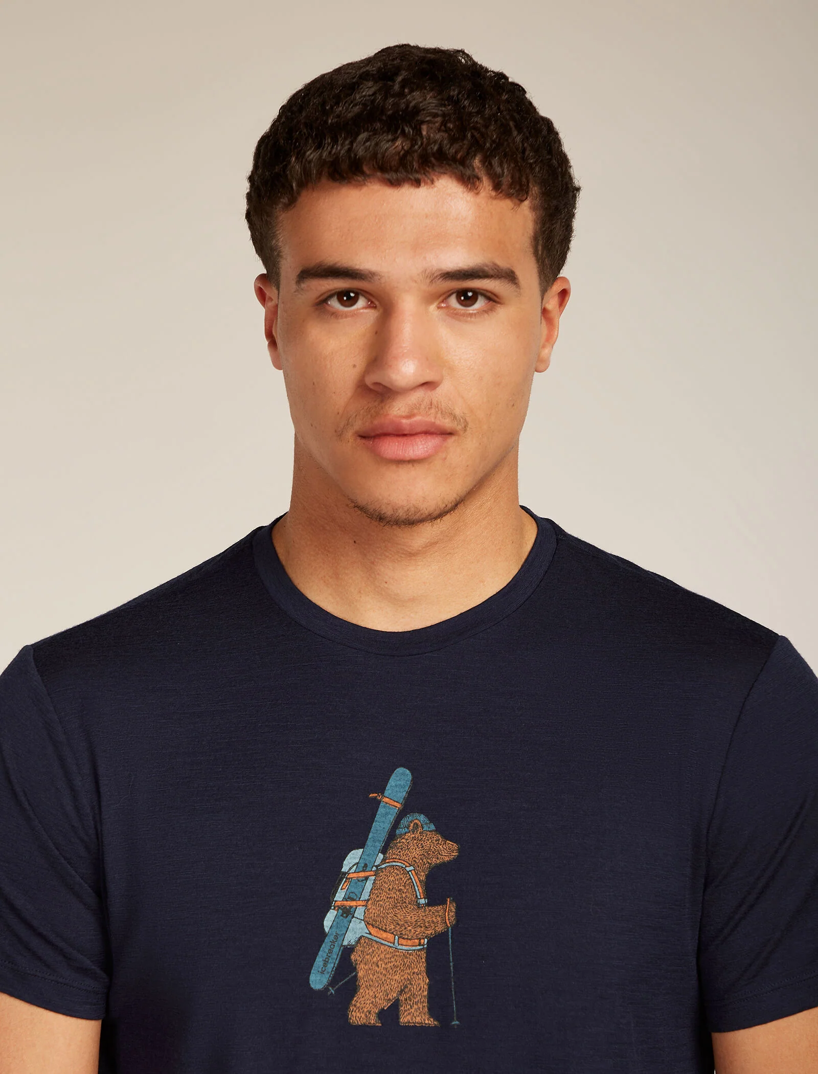 Camiseta corta de manga para hombre Merino 150 Tech Lite Bear Tour