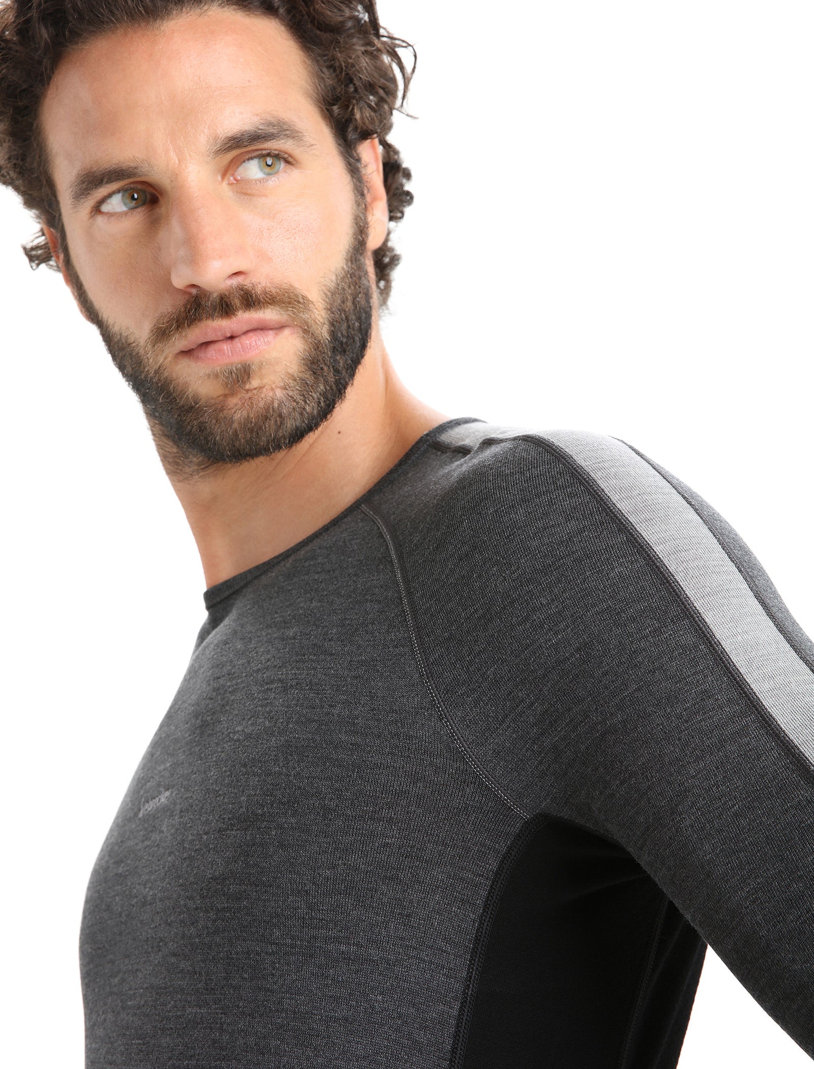 Camiseta térmica de manga larga con cuello redondo ZoneKnit™ para hombre